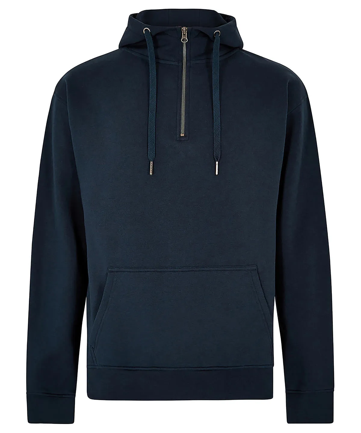 Regular fit 1/4 zip hoodie | Navy