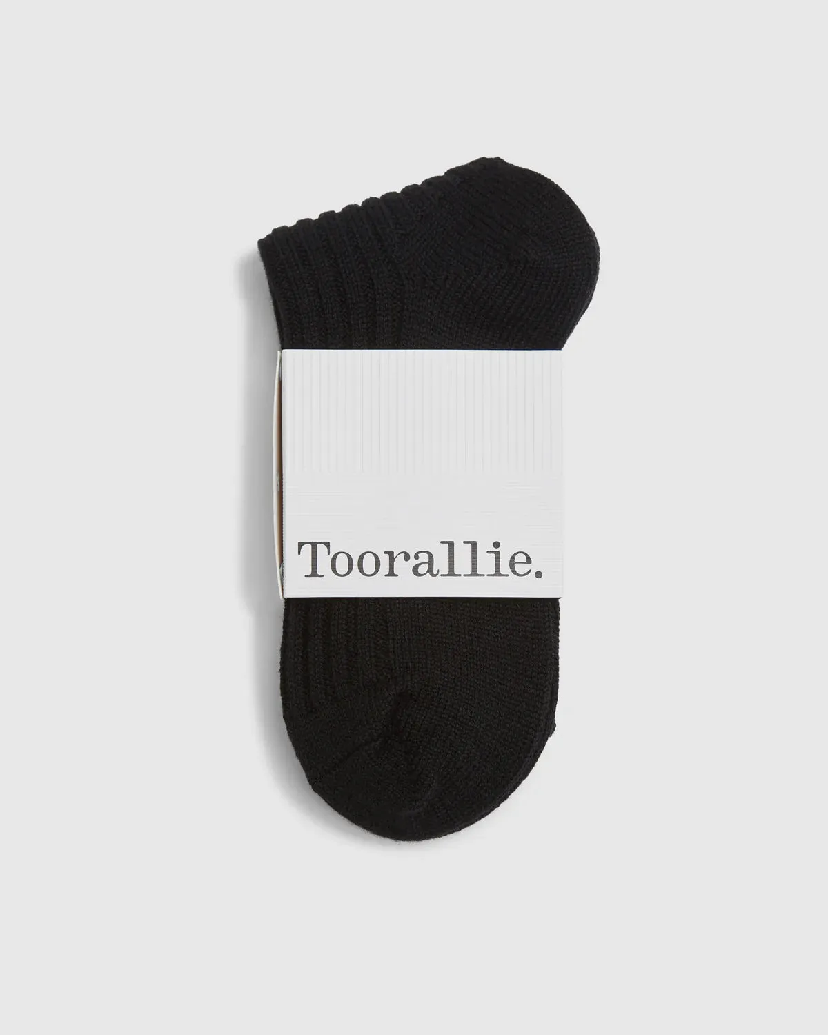 Ribbed Merino Socks | Black (SML/MED)