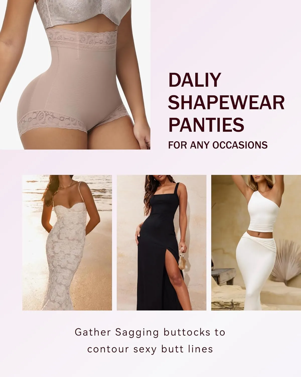 SHAPSHE Butt Lifting Panties Tummy Control Shorts High Waisted Shapewear Briefs Compression Underwear Women Faja Shorts