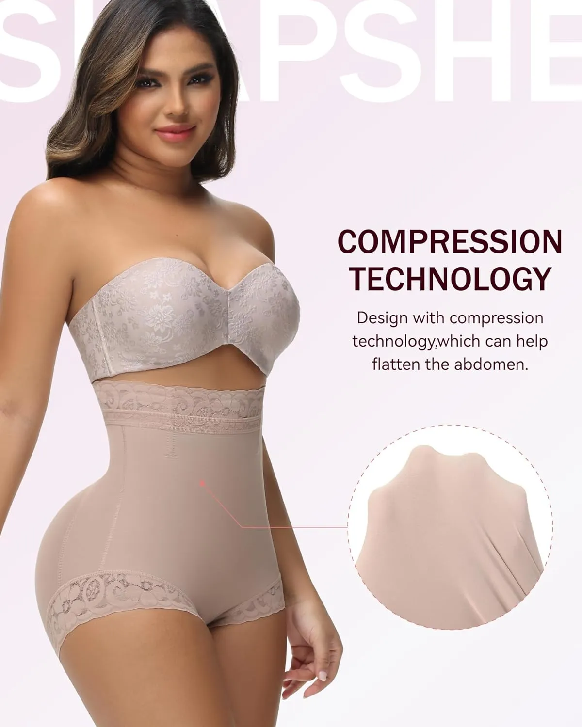 SHAPSHE Butt Lifting Panties Tummy Control Shorts High Waisted Shapewear Briefs Compression Underwear Women Faja Shorts