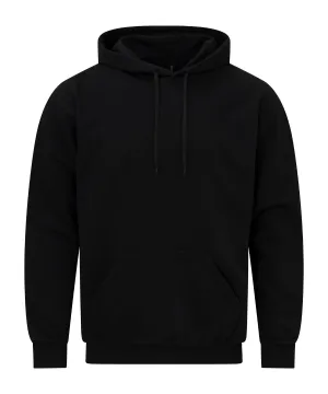Softstyle midweight fleece adult hoodie | Black