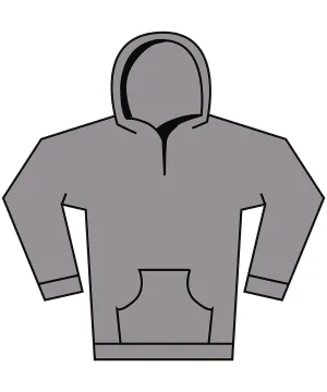 Softstyle midweight fleece youth hoodie | Ringspun Sport Grey