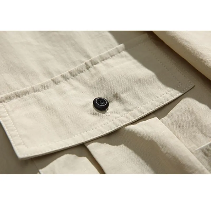 Solid Pocket Shirts