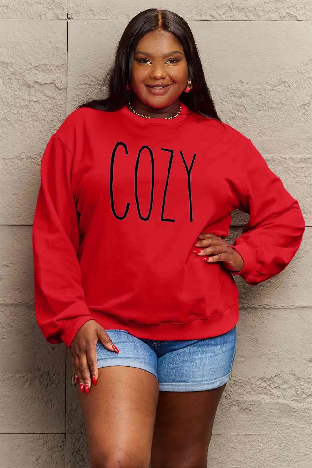 TastyHottie - Simply Love Full Size COZY Graphic Sweatshirt
