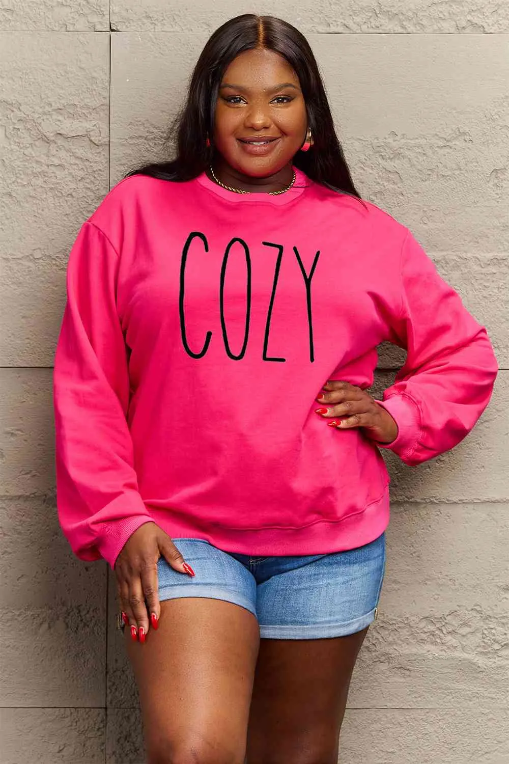 TastyHottie - Simply Love Full Size COZY Graphic Sweatshirt