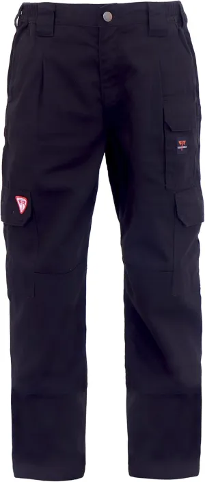 TICOMELA FR Pants for Men Flame Resistant Cargo Pants Lightweight 100% Cotton NFPA2112 7.5oz Elastic Waist Pants