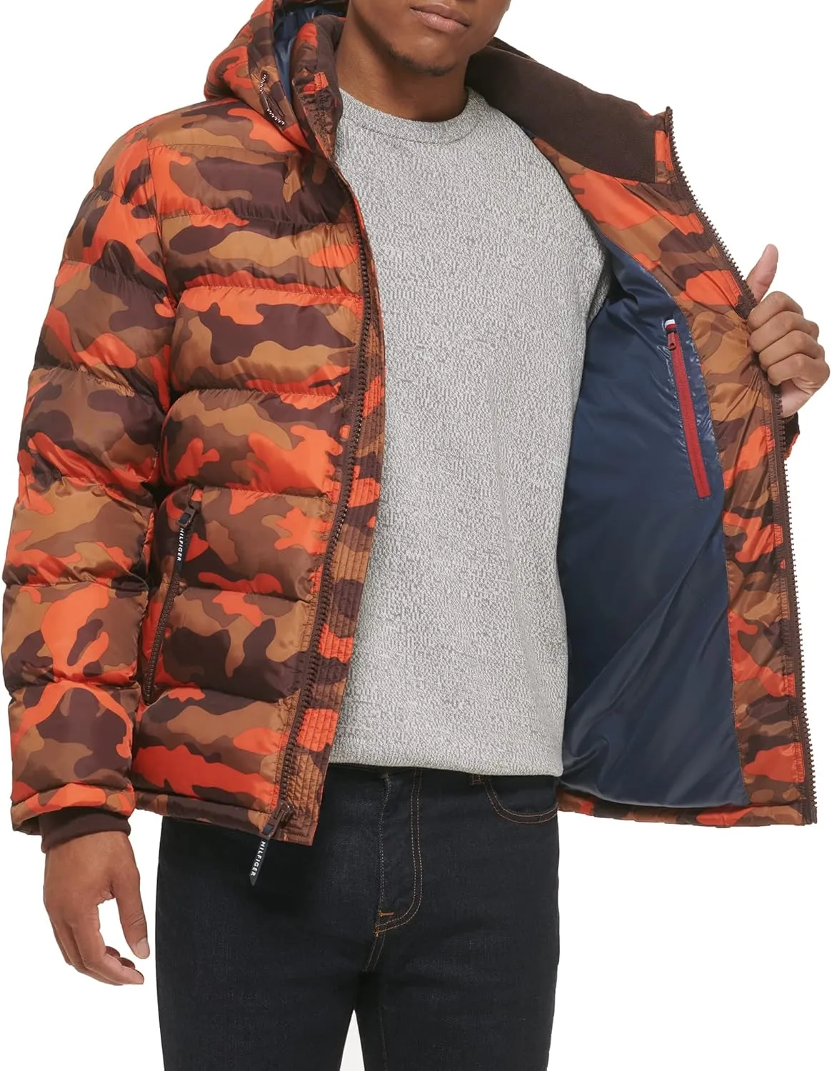 Tommy Hilfiger Men's Hooded Puffer Jacket (Standard and Big & Tall)