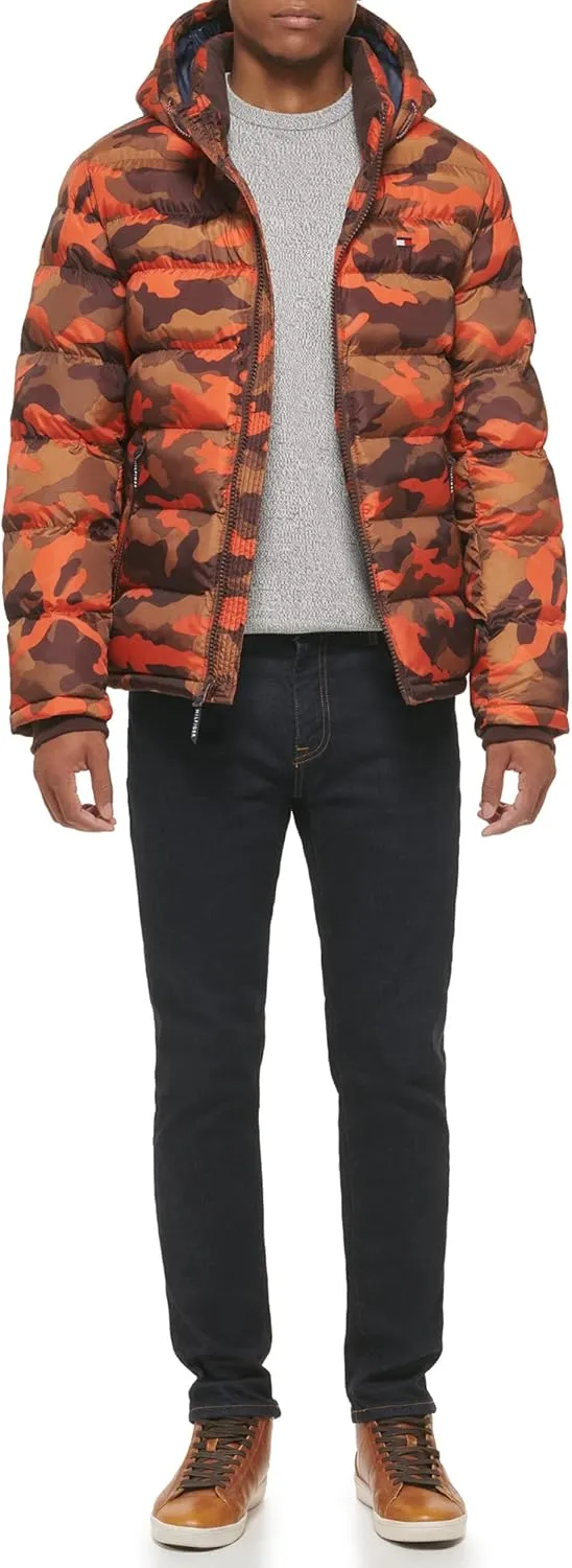 Tommy Hilfiger Men's Hooded Puffer Jacket (Standard and Big & Tall)