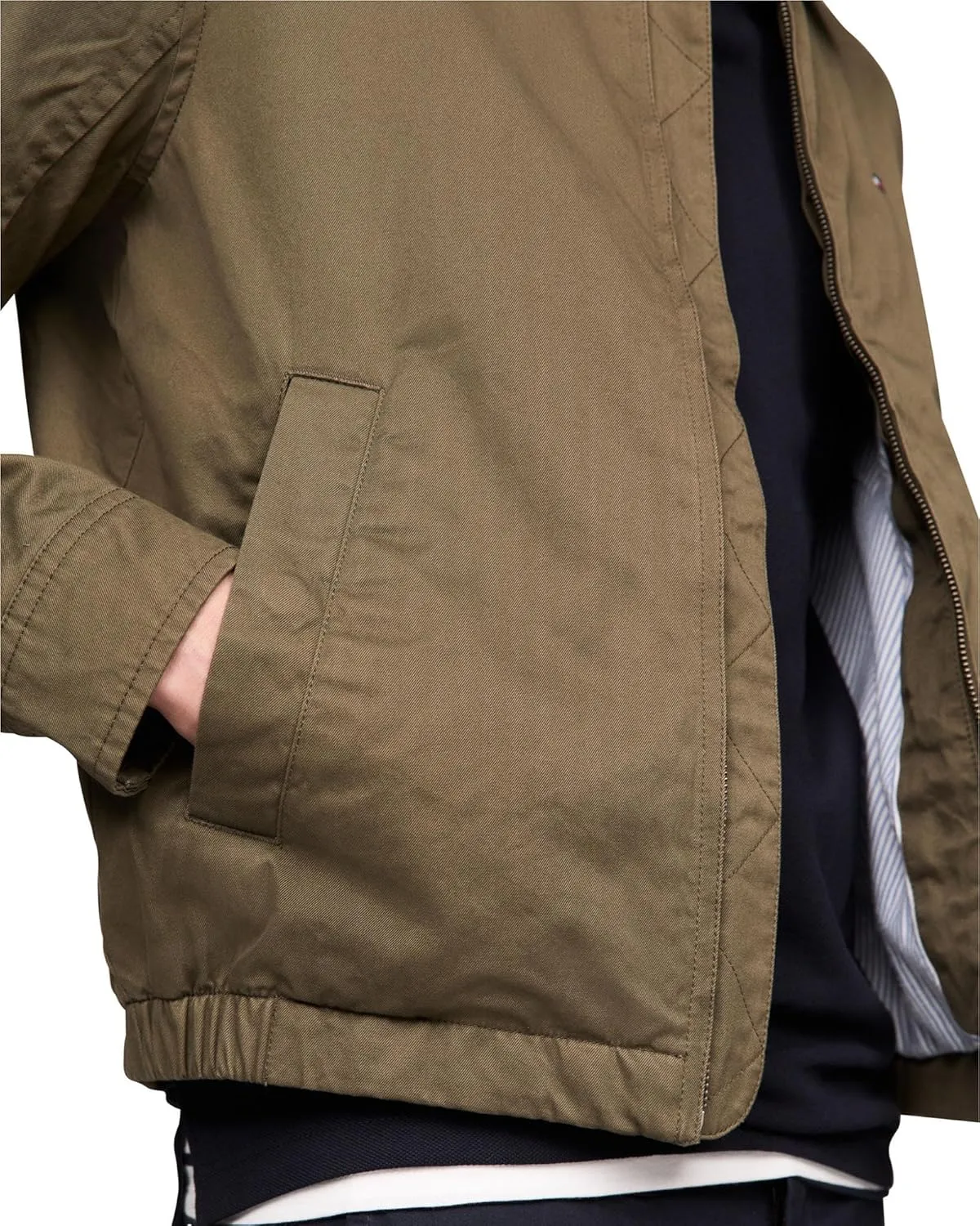 Tommy Hilfiger Men's Lightweight Cotton Ivy Jacket