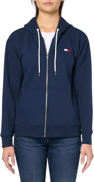 Tommy Hilfiger Women's Fleece Relaxed Full Zip Hooded Jacket