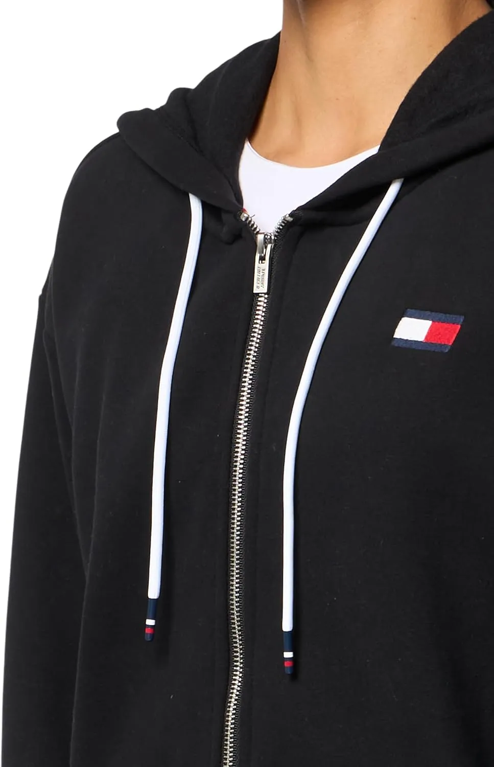 Tommy Hilfiger Women's Fleece Relaxed Full Zip Hooded Jacket