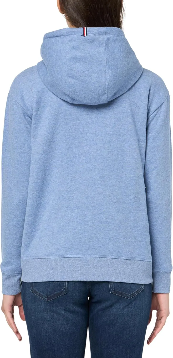 Tommy Hilfiger Women's Fleece Relaxed Full Zip Hooded Jacket