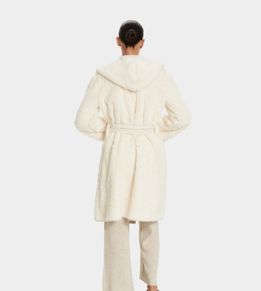 UGG Portolo Revesible Robe, Cream Heather