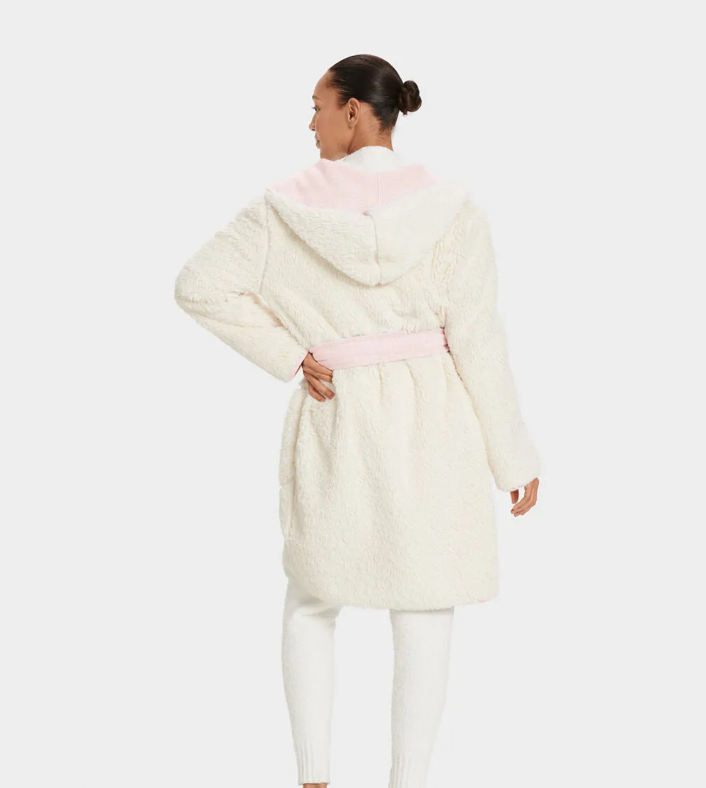 UGG Portolo Revesible Robe, Seashell Pink Heather