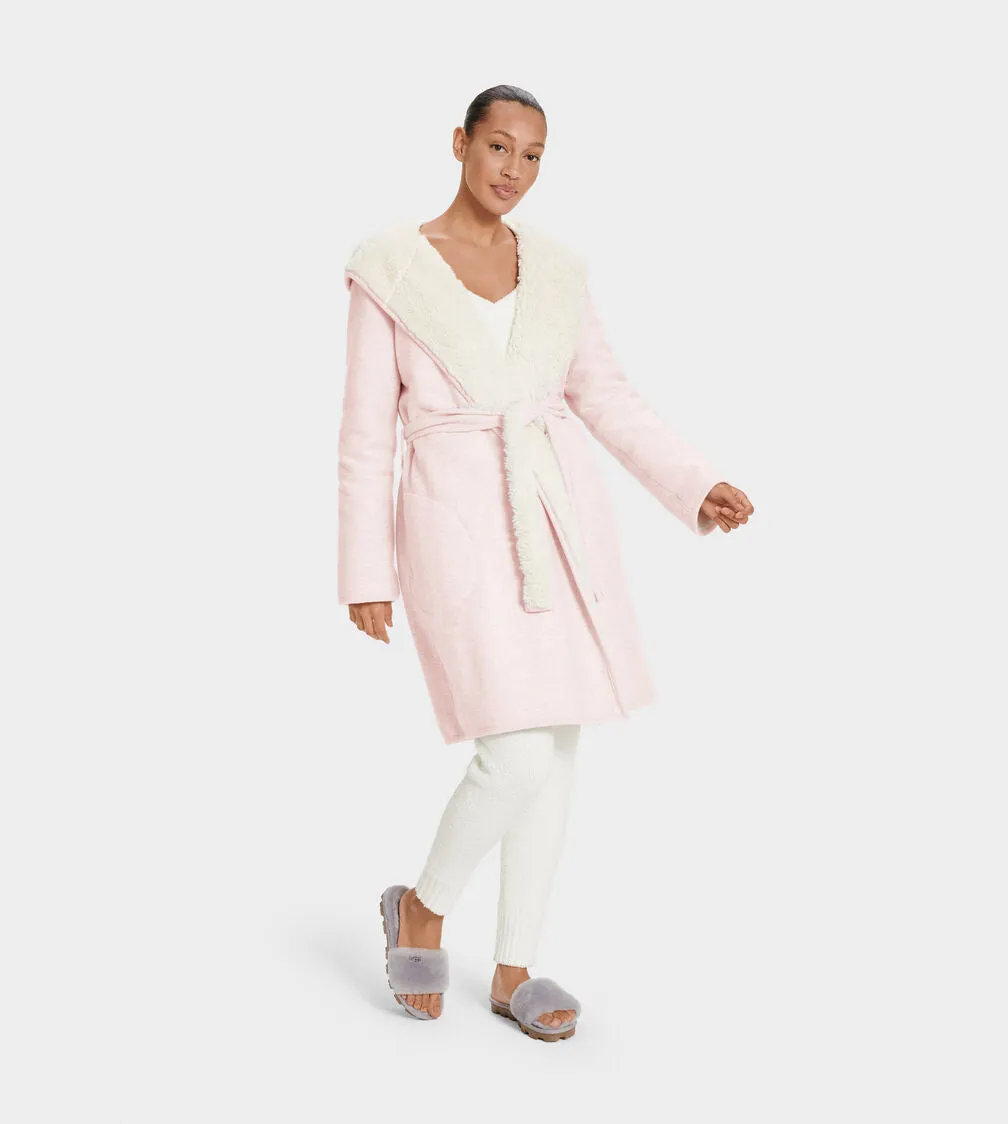 UGG Portolo Revesible Robe, Seashell Pink Heather