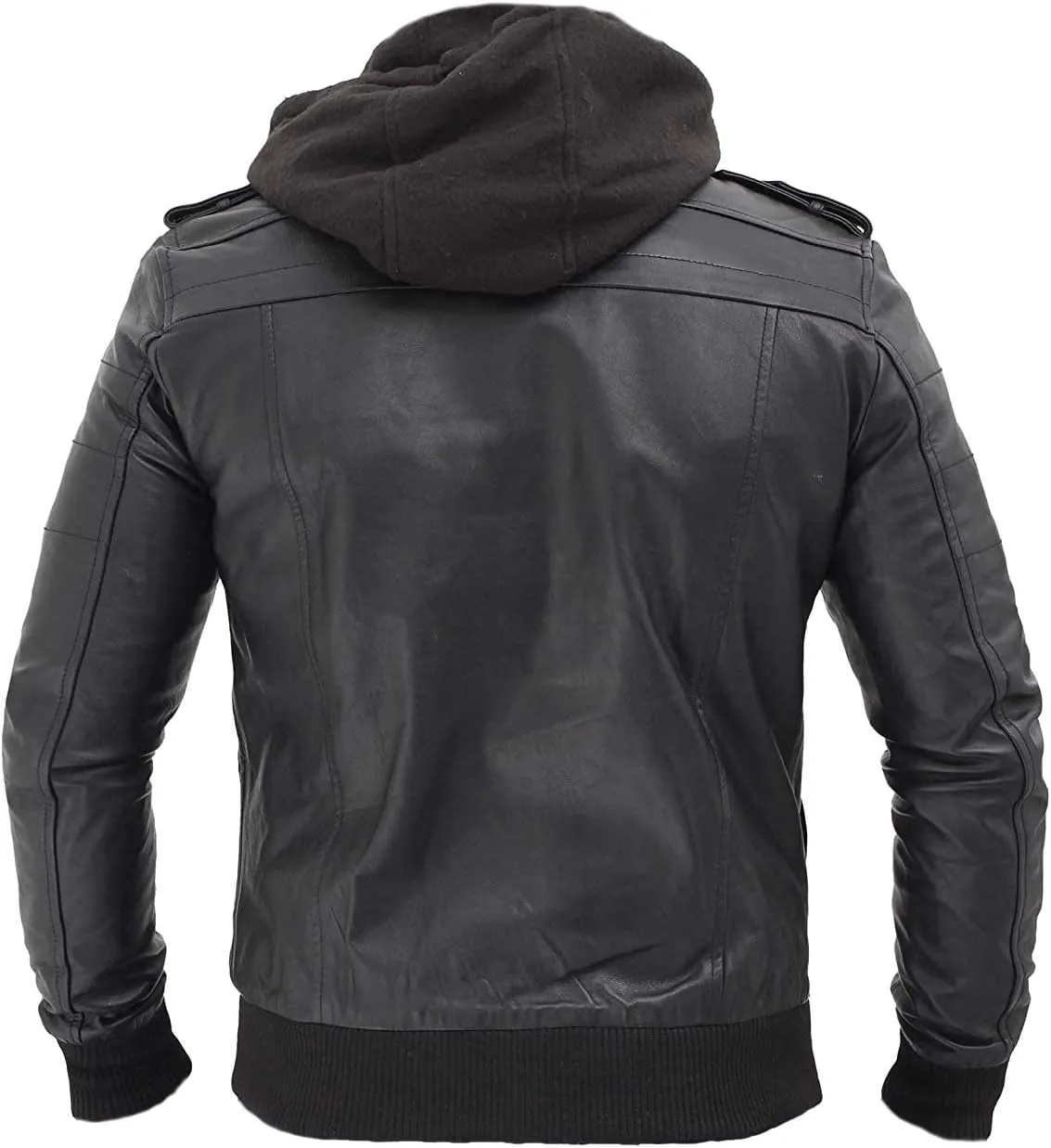 Visionary Modish Men's Fashion Real leather jacket- Genuine Lambskin leather jacket Biker Style-VM19217211