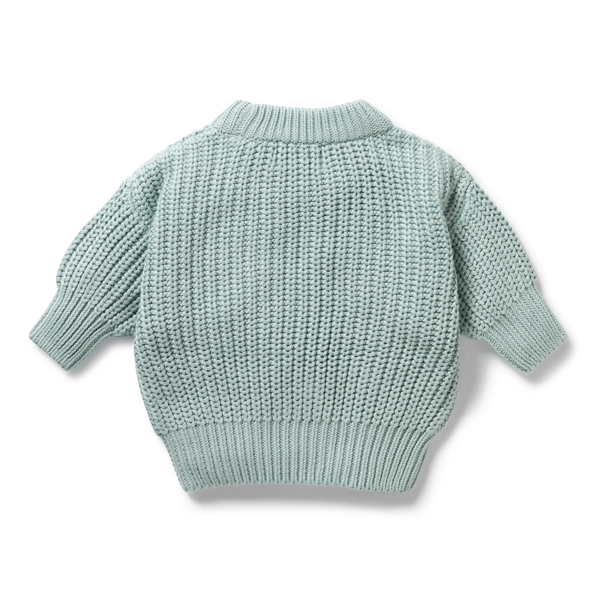 Wilson & Frenchy - Duck Egg Organic Knitted Jumper