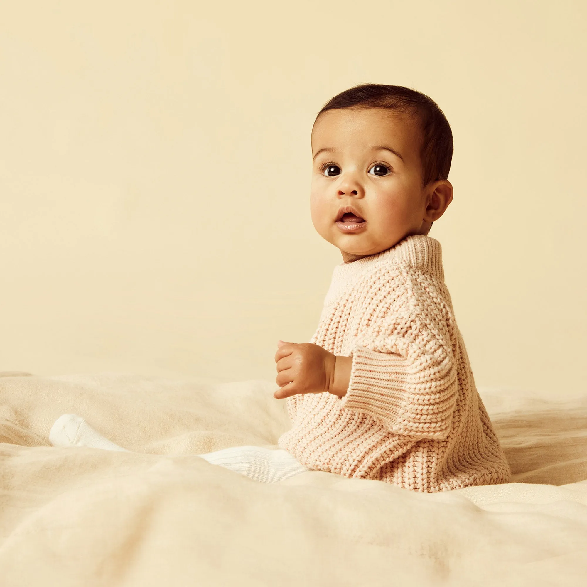 Wilson & Frenchy - Fairy Floss Organic Knitted Jumper