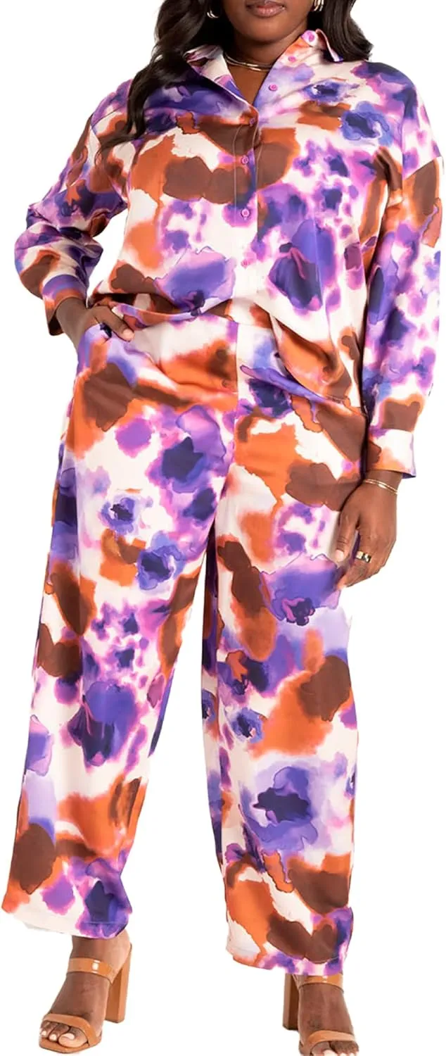 Woman Within Plus Size Lettuce Trim Knit Jacket Dress