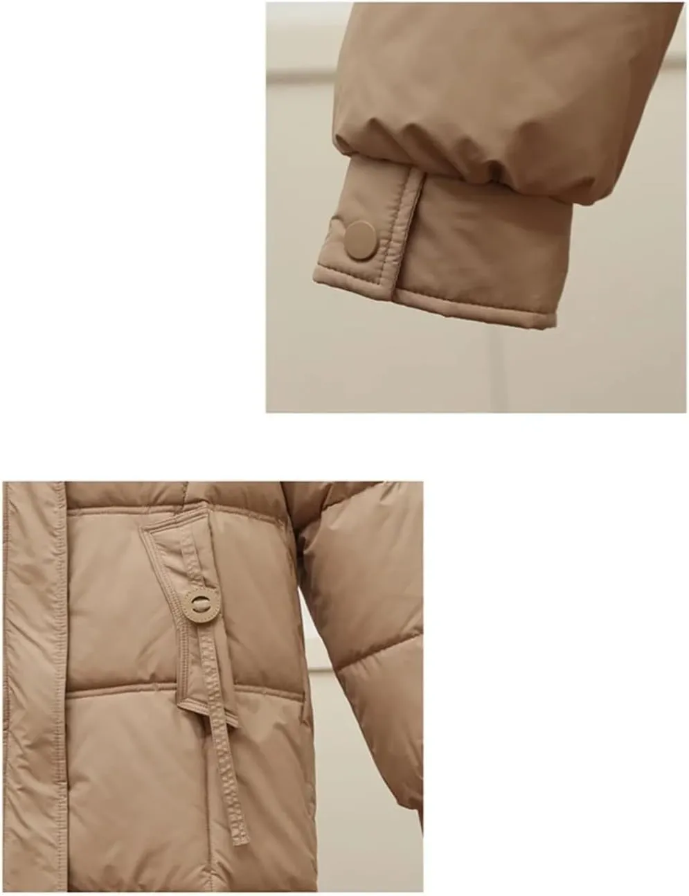 Women Jacket Mid Long Hooded Cotton Padded Jacket Female Parkas Loose Warm Outwear Snow Wear Coats
