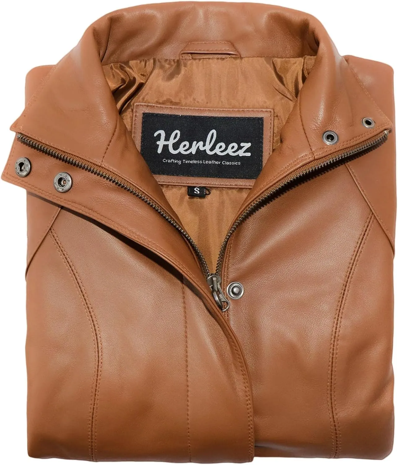 Womens Leather Jacket - Lambskin Leather Jacket Women - Casual Fashion Zip Up Stylish Jackets For Women