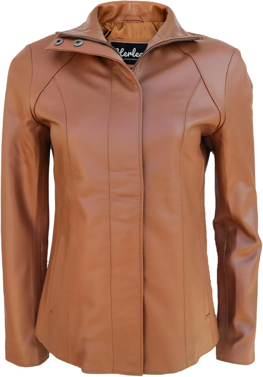 Womens Leather Jacket - Lambskin Leather Jacket Women - Casual Fashion Zip Up Stylish Jackets For Women
