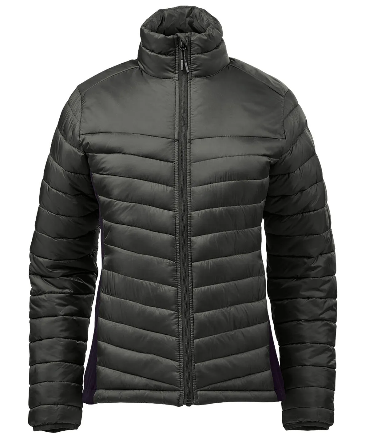 Womens Montserrat thermal jacket | Granite/Black
