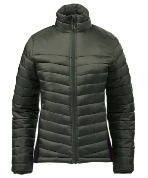 Womens Montserrat thermal jacket | Spruce/Mallard