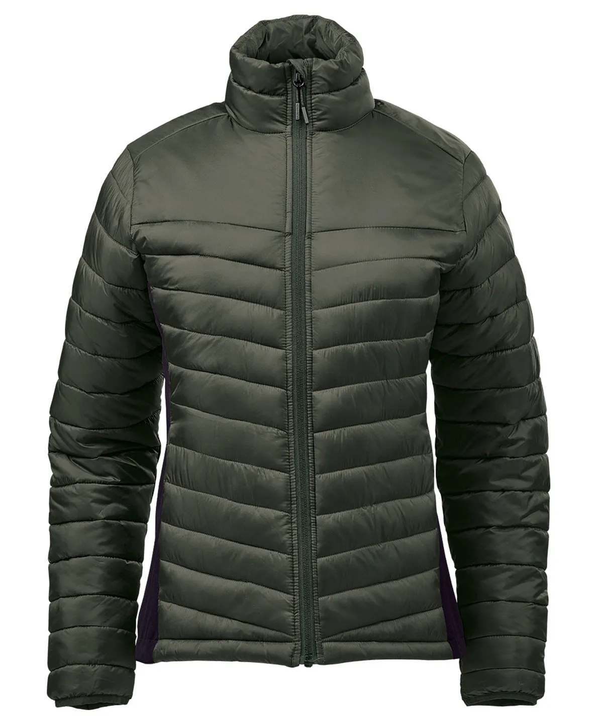 Womens Montserrat thermal jacket | Spruce/Mallard