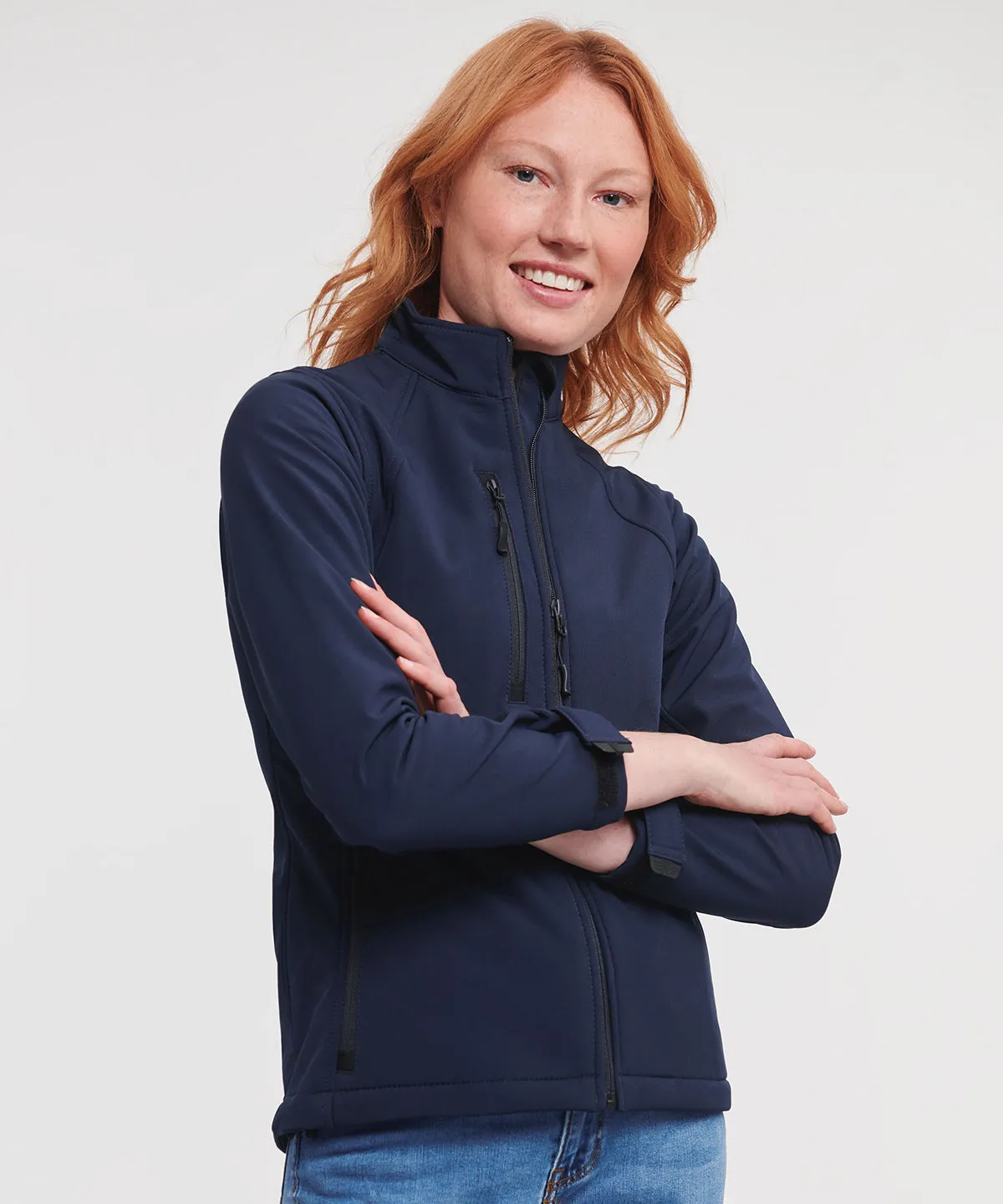 Womens softshell jacket | Azure Blue