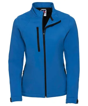 Womens softshell jacket | Azure Blue