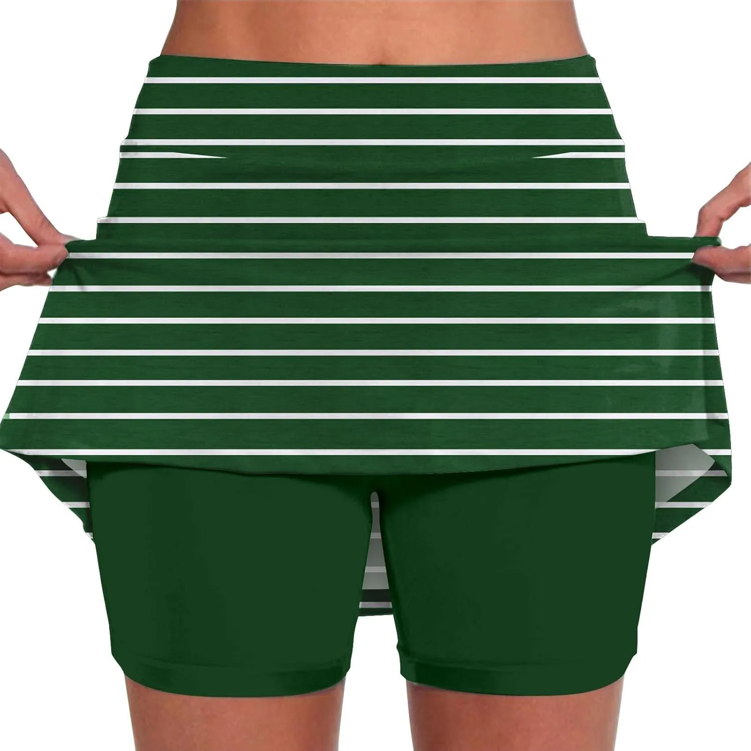 Womens Summer Tennis Skirts with Shorts Underneath, Pickleball, Athletic, Workout and Golf Skorts with Pockets