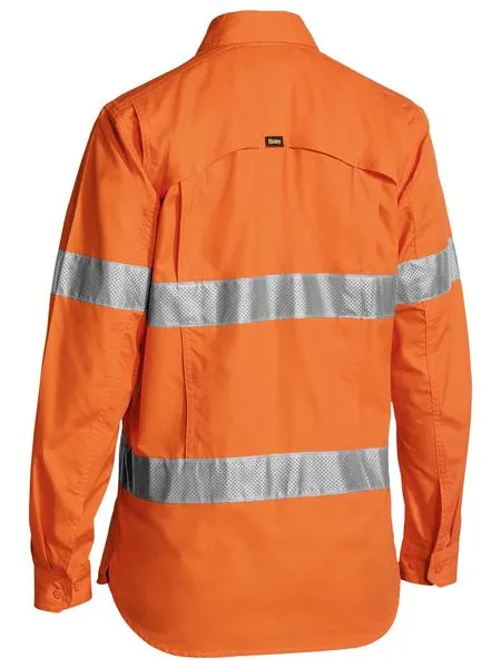 Women's Taped Hi Vis X Airflow Ripstop Long Sleeve - BL6416T