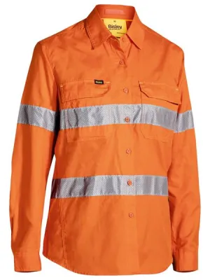 Women's Taped Hi Vis X Airflow Ripstop Long Sleeve - BL6416T