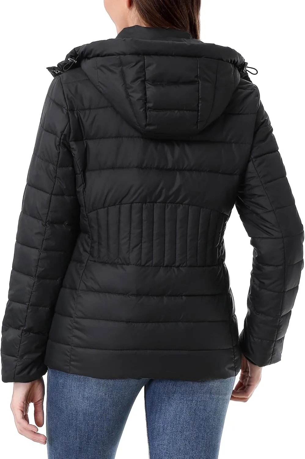 Women's Waterproof Puffer Jacket Quilted Warm Winter Coat Ultra Light Weight Short Down Jacket
