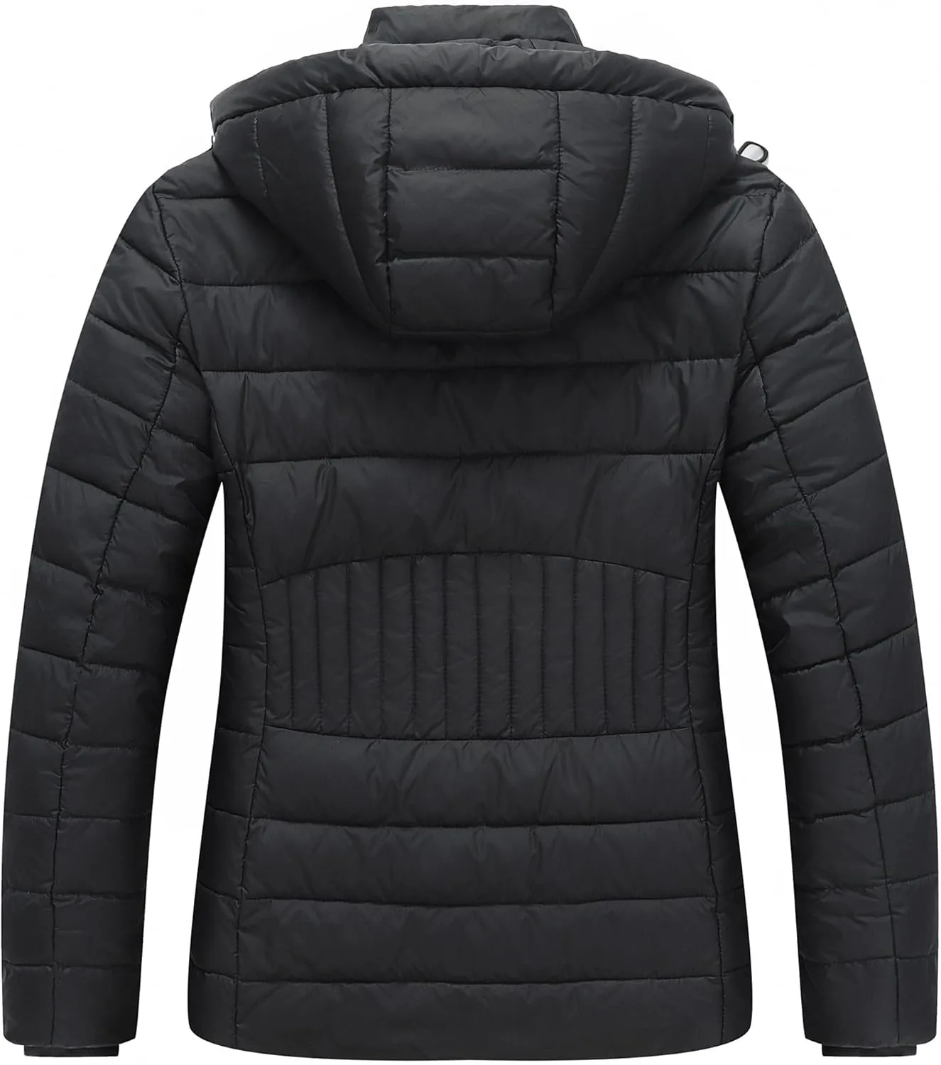 Women's Waterproof Puffer Jacket Quilted Warm Winter Coat Ultra Light Weight Short Down Jacket