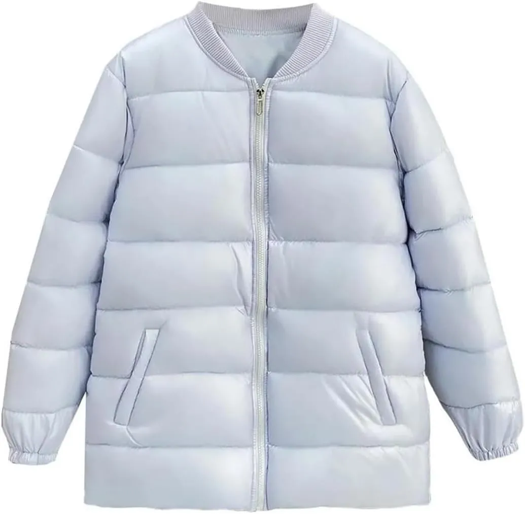 Women's Winter Thick Cotton-Padded Baseball Collar Coat